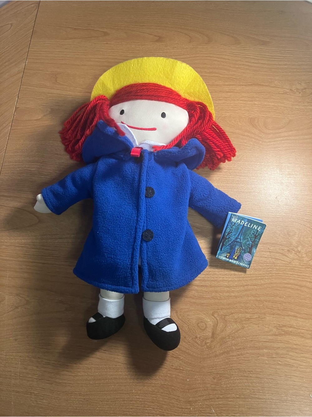 Madeline Classic Red-Haired Doll with Yellow Hat and Blue Coat new with tags